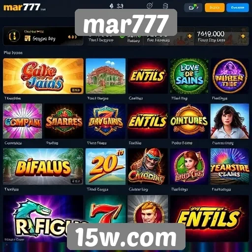 mar777 oferece diversidade de jogos para todos os gostos
